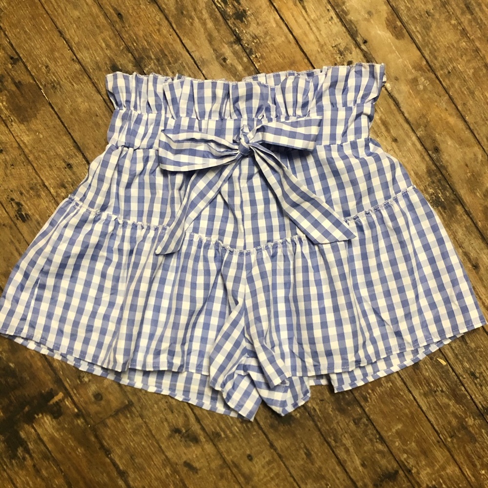Gingham shorts